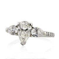 2.21ct Pear Shaped Diamond Engagement Ring