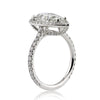 4.11ct Pear Shape Diamond Engagement Ring