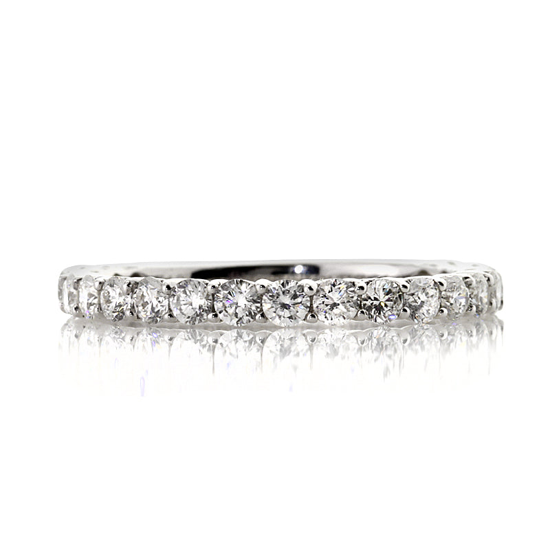 0.85ct Round Brilliant Cut Diamond Wedding Band