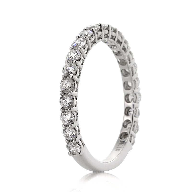 0.85ct Round Brilliant Cut Diamond Wedding Band