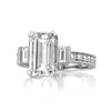 5.49ct Emerald Cut Diamond Engagement Ring