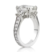 7.03ct Radiant Cut Diamond Engagement Ring