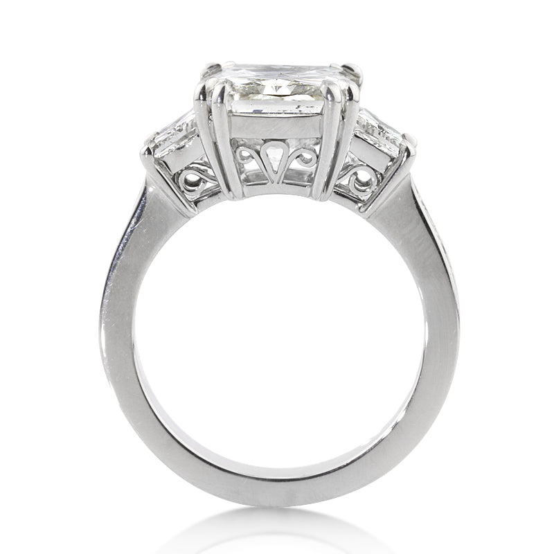 7.03ct Radiant Cut Diamond Engagement Ring