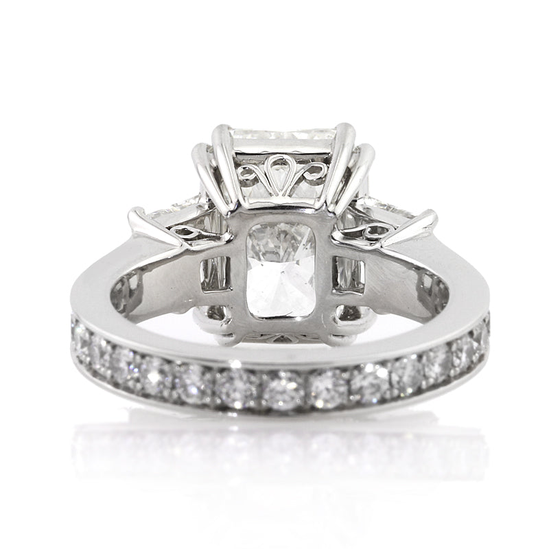 7.03ct Radiant Cut Diamond Engagement Ring