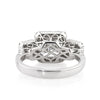 2.71ct Princess Cut Diamond Engagement Ring