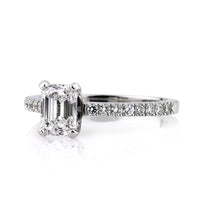 1.46ct Emerald Cut Diamond Engagement Ring