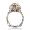 4.88ct Fancy Light Brown Round Brilliant Cut Diamond Engagement Ring
