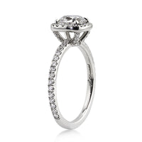 1.75ct Antique Cushion Brilliant Diamond Engagement Ring