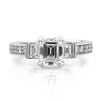 2.37ct Emerald Cut Diamond Engagement Ring