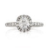 2.00ct Antique Cushion Brilliant Diamond Engagement Ring