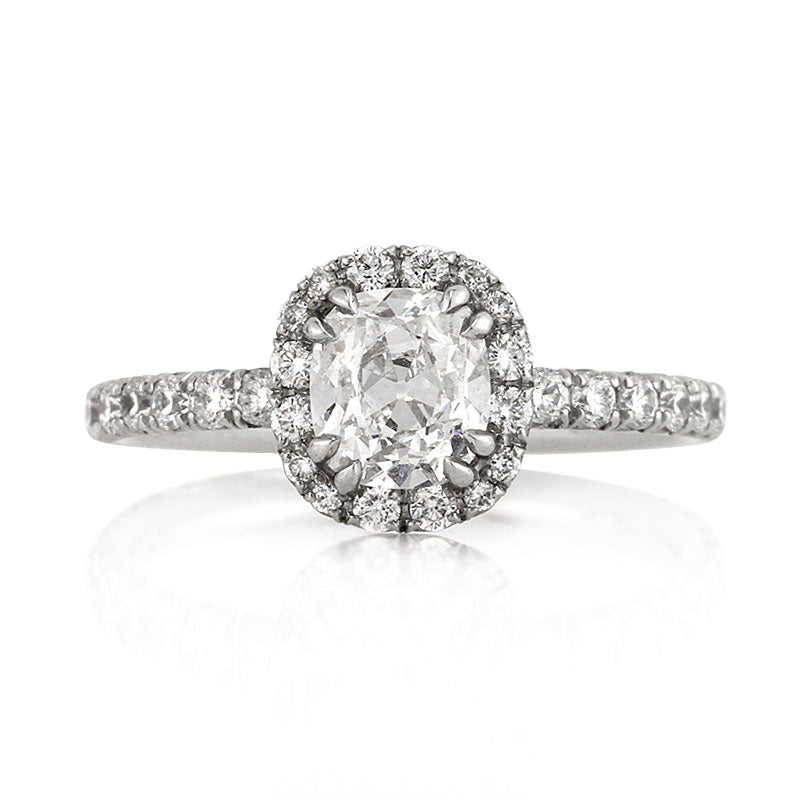 2.00ct Antique Cushion Brilliant Diamond Engagement Ring