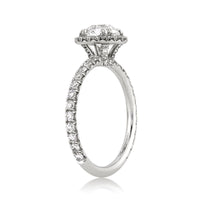 2.00ct Antique Cushion Brilliant Diamond Engagement Ring