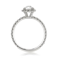 2.00ct Antique Cushion Brilliant Diamond Engagement Ring