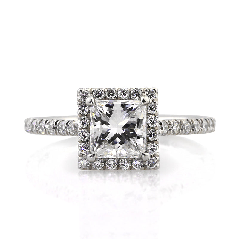 1.85ct Princess Cut Diamond Engagement Ring