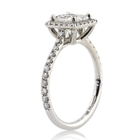 1.85ct Princess Cut Diamond Engagement Ring