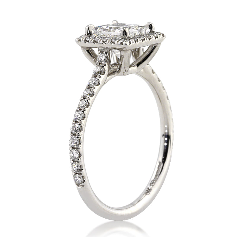 1.85ct Princess Cut Diamond Engagement Ring
