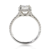 1.85ct Princess Cut Diamond Engagement Ring