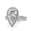 4.29ct Pear Shape Diamond Engagement Ring
