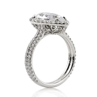 4.29ct Pear Shape Diamond Engagement Ring