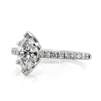 1.52ct Marquise Cut Diamond Engagement Ring