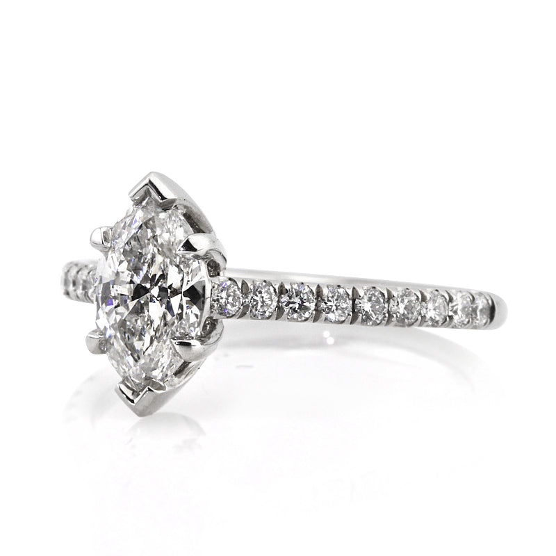 1.52ct Marquise Cut Diamond Engagement Ring
