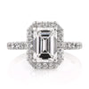 3.17ct Emerald Cut Diamond Engagement Ring