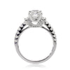 2.08ct Princess Cut Diamond Engagement Ring
