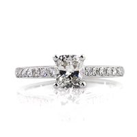 1.03ct Cushion Cut Diamond Engagement Ring