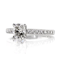 1.03ct Cushion Cut Diamond Engagement Ring
