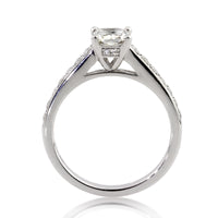 1.03ct Cushion Cut Diamond Engagement Ring