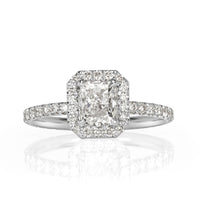 1.90ct Radiant Cut Diamond Engagement Ring