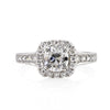 1.86ct Antique Cushion Brilliant Diamond Engagement Ring