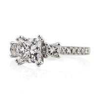 2.21ct Princess Cut Diamond Engagement Ring