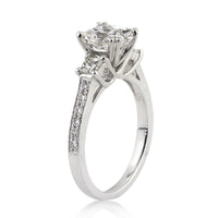 2.21ct Princess Cut Diamond Engagement Ring