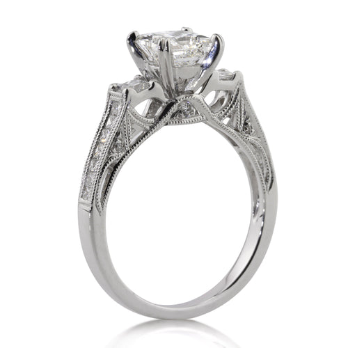 1.78ct Princess Cut Diamond Engagement Ring