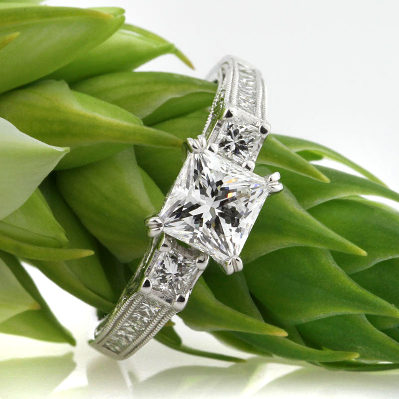 1.78ct Princess Cut Diamond Engagement Ring – Mark Broumand