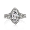 3.31ct Marquise Cut Diamond Engagement Ring