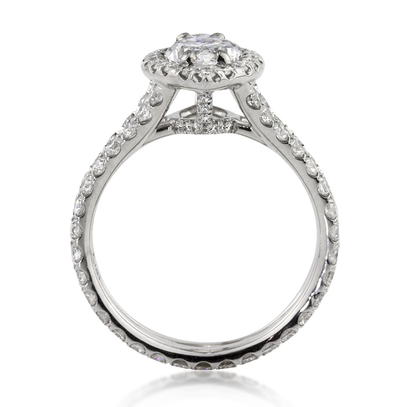 3.31ct Marquise Cut Diamond Engagement Ring