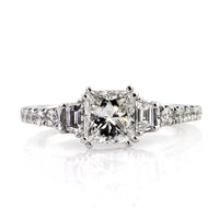 1.73ct Princess Cut Diamond Engagement Ring