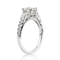 1.73ct Princess Cut Diamond Engagement Ring