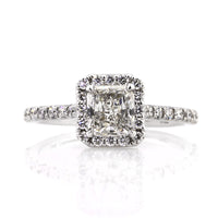 1.76ct Radiant Cut Diamond Engagement Ring