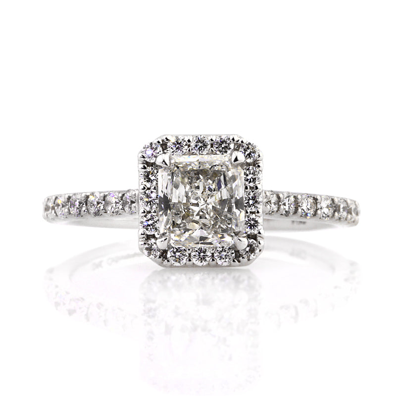 1.76ct Radiant Cut Diamond Engagement Ring