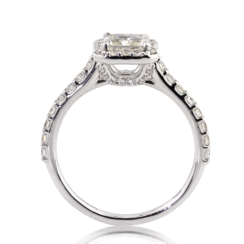 1.76ct Radiant Cut Diamond Engagement Ring