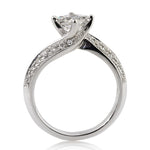 1.71ct Princess Cut Diamond Engagement Ring