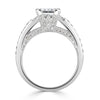 2.72ct Princess Cut Diamond Engagement Ring