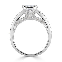 2.72ct Princess Cut Diamond Engagement Ring