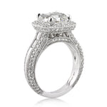 6.13ct Cushion Cut Diamond Engagement Ring