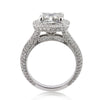 6.13ct Cushion Cut Diamond Engagement Ring