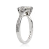 2.64ct Pear Shaped Diamond Engagement Ring