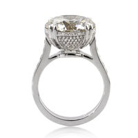 10.46ct Round Brilliant Cut Diamond Engagement Ring